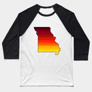 Missouri Sunset Baseball T-Shirt